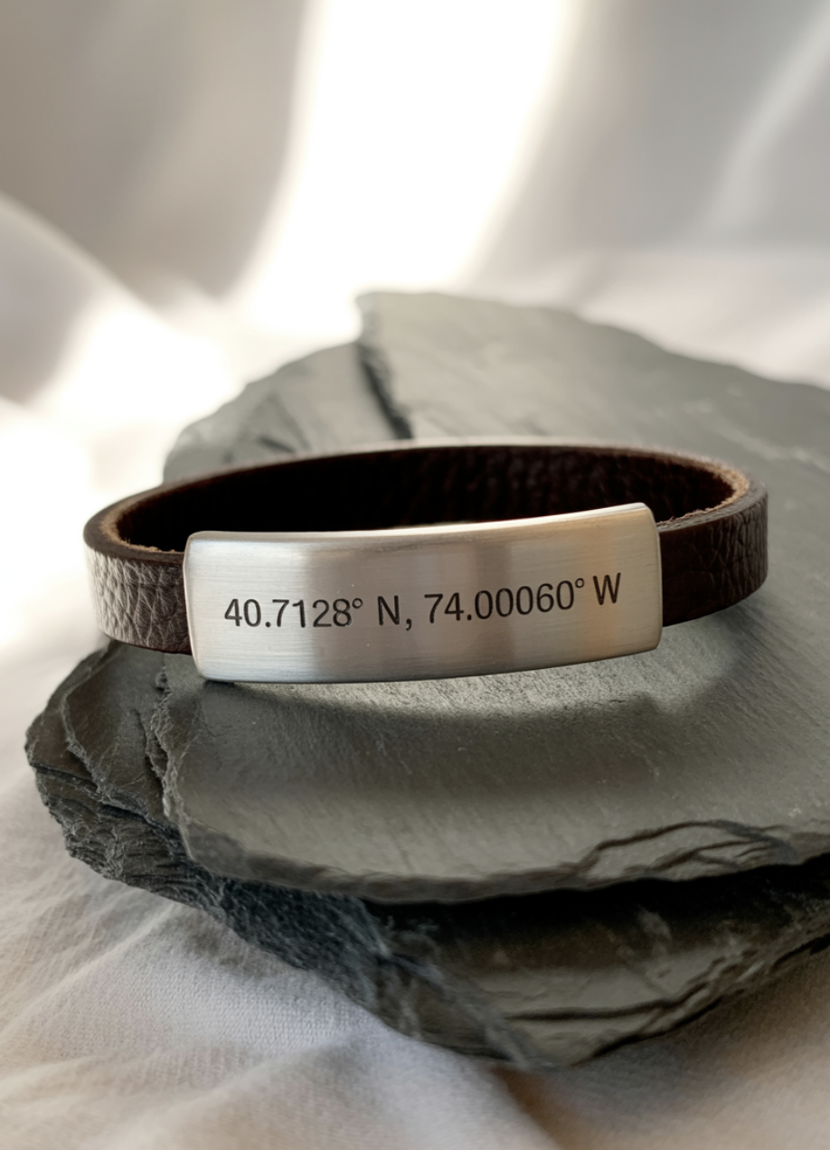 bracelet-coordonnee-gps-cuir